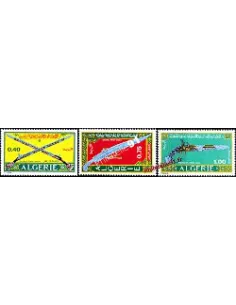 Timbres d’Algérie n° 519 à 521 - Armes algériennes du 18ème siècle