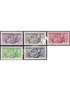Monaco, n° 371 à 375 charnière, collection timbres Monaco