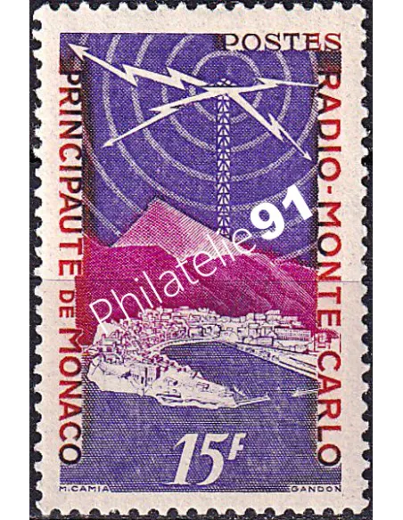 Monaco, n° 377 neuf, collection timbres Monaco