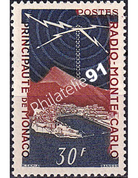 Monaco, n° 378 neuf, collection timbres Monaco