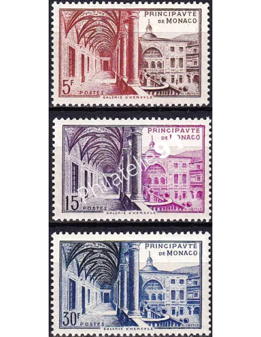 Monaco, n° 383 à 385 neufs, collection timbres Monaco