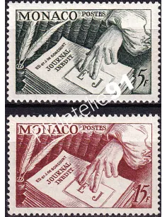 Monaco, n° 392 à 393 charnière, collection timbres Monaco