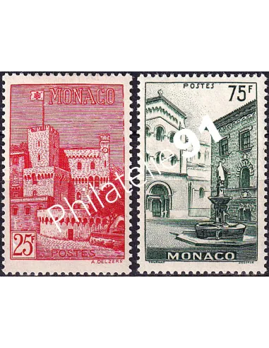 Monaco, n° 397 à 399 neufs, collection timbres Monaco