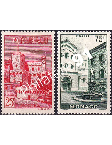 Monaco, n° 397 à 399 neufs, collection timbres Monaco