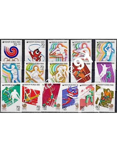 Lot de timbres Jeux olympiques, lots thématiques