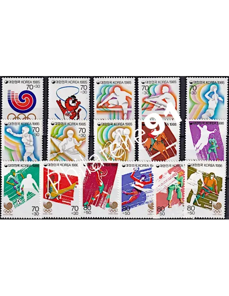 Lot de timbres Jeux olympiques, lots thématiques