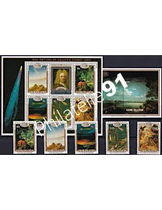 Lot de timbres des Iles Cook, lots thématiques