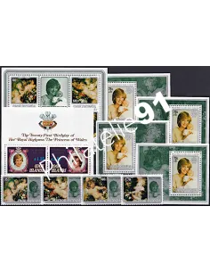 Lot de timbres des Iles Cook, lots thématiques