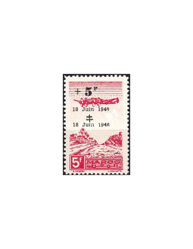 MAROC, PA n° 58 charnière, collection timbres colonies françaises