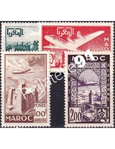 MAROC, PA n° 85 à 88 neufs, collection timbres colonies françaises