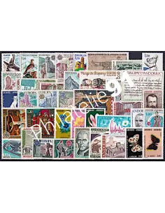 5 années d'Andorre français de 1980 à 1984 neuves