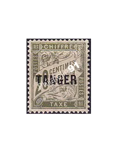 MAROC, Timbre-taxe n° 39 charnière, timbres colonies françaises