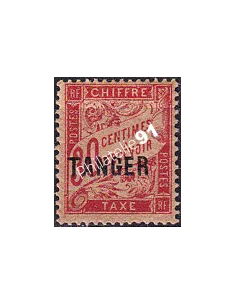 MAROC, Timbre-taxe n° 40 charnière, timbres colonies françaises