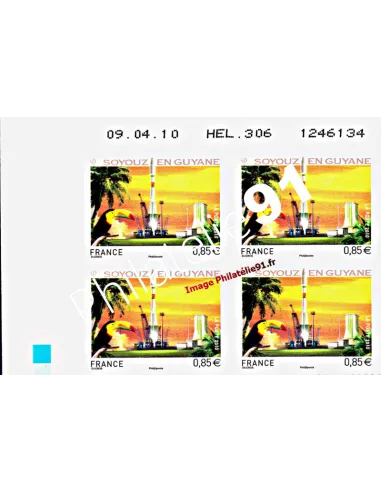 ADH. n°  470 - Soyouz en Guyane - Espace - Coin daté