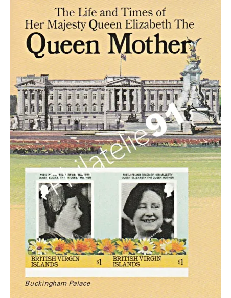 iles Vierges - BF Non Dentelé n° 26  - Collection timbre Amérique