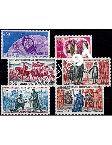 Andorre français, Année Compléte 1962-1963, collection timbres Andorre