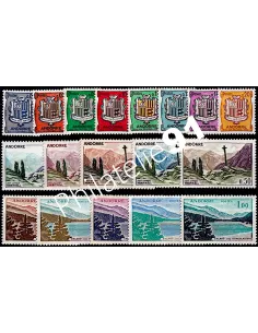 Année Compléte 1961, collection timbres Andorre