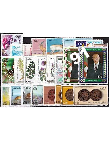 Timbres d'Algérie : année complète neuve 1992