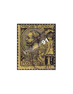 Monaco, n° 20 oblitéré, collection timbres Monaco