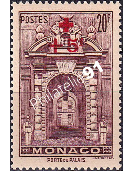 Monaco, n° 214 charnière, collection timbres Monaco