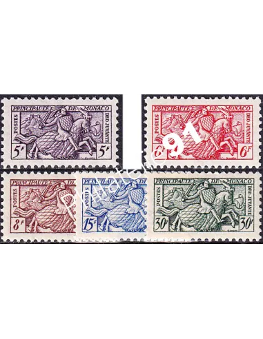 Monaco, n° 415 à 419 neufs, collection timbres Monaco