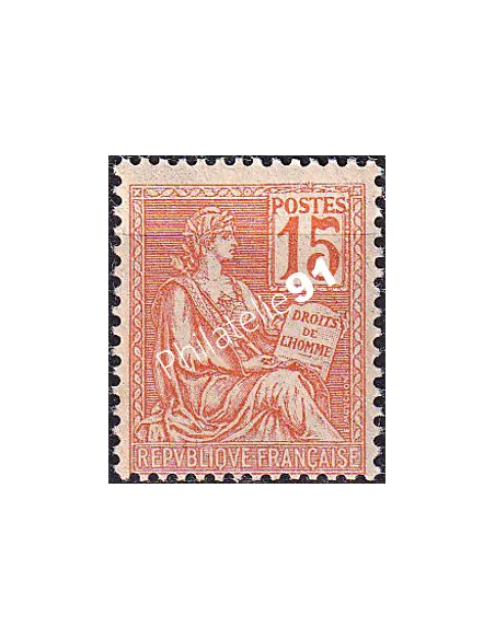 Timbre n° 117 charnière, collection timbres France