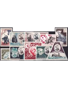 Monaco, n° 427 à 436 charnière, collection timbres Monaco