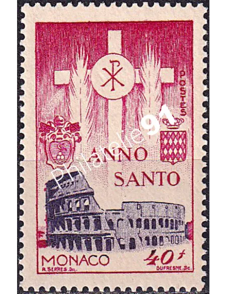 Monaco, n° 362 charnière, collection timbres Monaco