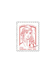 Timbre de France n° 4767 - 20 gr rouge - Marianne et la jeunesse. Type Marianne de Ciappa et Kawena