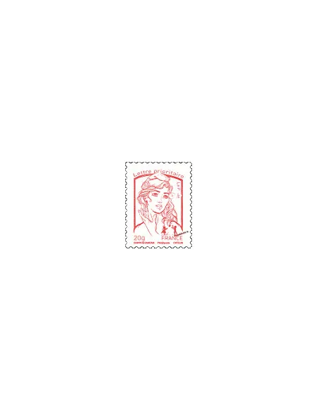 Timbre de France n° 4767 - 20 gr rouge - Marianne et la jeunesse. Type Marianne de Ciappa et Kawena