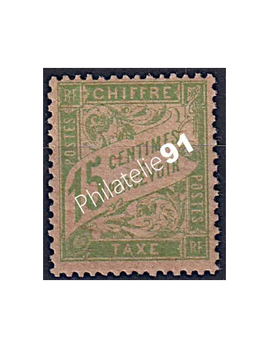 Timbre-taxe n° 30a, Papier GC, collection timbres France