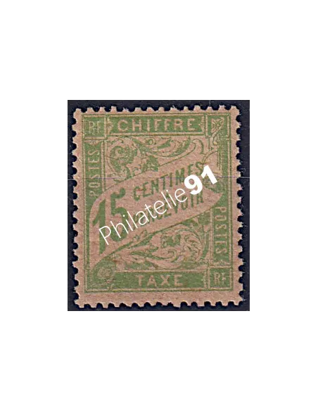 Timbre-taxe n° 30a, Papier GC, collection timbres France