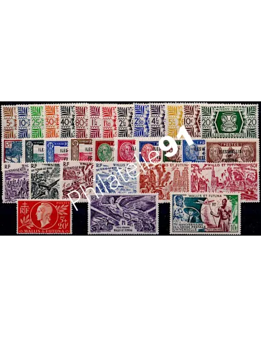 WALLIS ET FUTUNA, Lot de timbres neufs, timbre colonies françaises