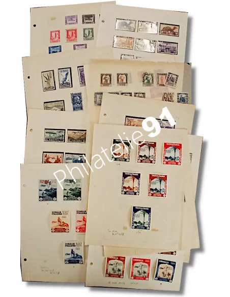 Colonies Italienne, Lot de timbres, collection Lot Tous Pays
