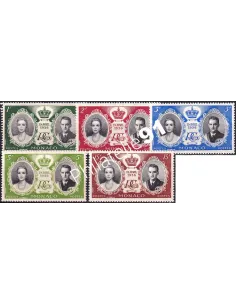 Monaco, n° 473 à 477 charnière, collection timbres Monaco