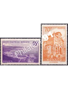 Monaco, n° 487 à 488 charnière, collection timbres Monaco