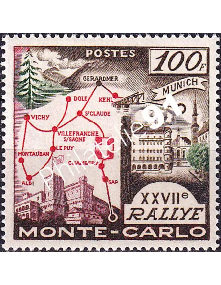 Monaco, n° 491 charnière, collection timbres Monaco