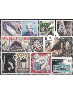 Monaco, n° 492 à 502 neufs, collection timbres Monaco