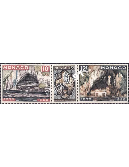 Monaco, n° 496 à 498 neufs, triptyque, collection timbres Monaco