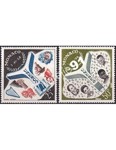 Monaco, n° 511 à 512 charnière, collection timbres Monaco