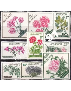 Monaco, n° 514 à 522 charnière, collection timbres Monaco
