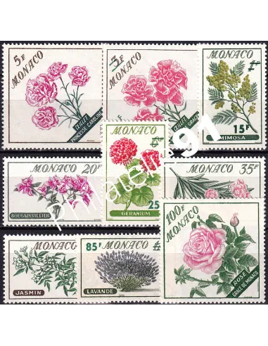 Monaco, n° 514 à 522 charnière, collection timbres Monaco