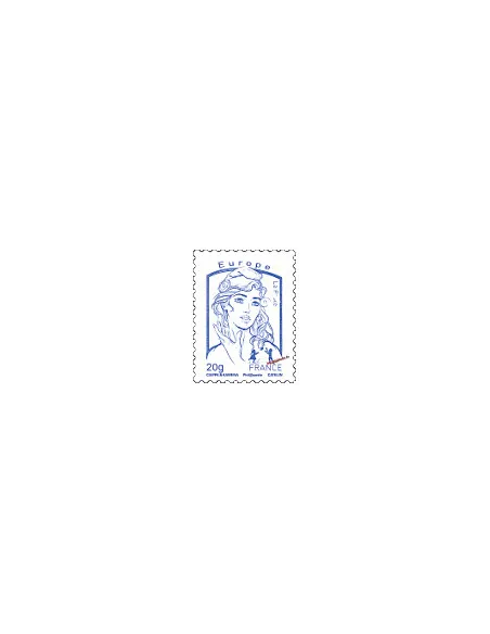 Timbre de France n° 4768 - Europe 20 g., bleu - Marianne et la jeunesse. Type Marianne de Ciappa et Kawena
