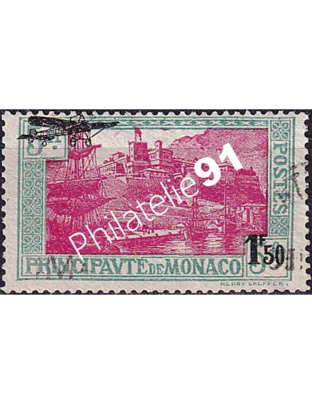 Monaco, PA n° 1 oblitéré, collection timbres Monaco