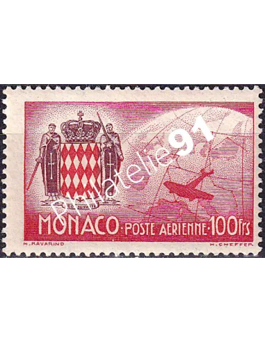 Monaco, PA n° 7 charnière, collection timbres Monaco