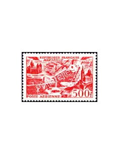 Timbre PA n° 27 - Poste Aérienne - Marseille