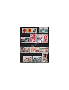 Timbres de REUNION - CFA n° 307 à 319 *(1953-54)