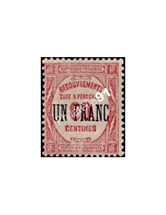 Timbre-Taxe n° 63, Timbre de recouvrement, collection timbres France