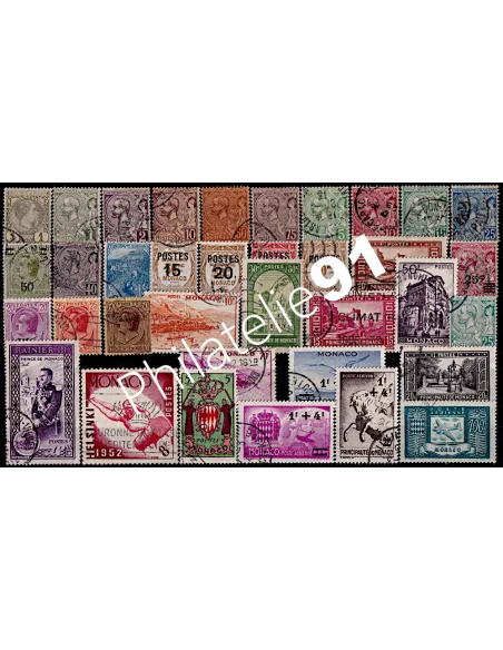 MONACO, Lot de timbres, collection Lot Tous Pays