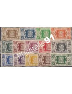 Timbres de WALLIS ET FUTUNA  n°133 à 146,Série de Londres, colonies